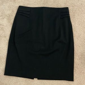 NEW WITH TAG black pencil skirt with slit in the back